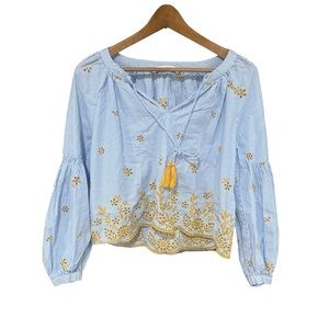 Zara Embroidered Blouse